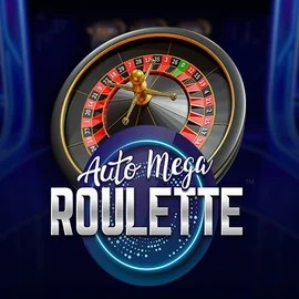 Auto Mega Roulette slot logo by Pragmatic Play at Rollflame Casino