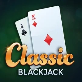 Classic Blackjack slot icon by Red Tiger Gaming, available at Rollflame Casino
